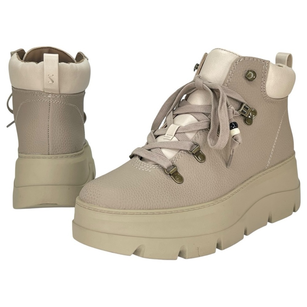 Zodiac Billie Tan Pebbled Faux Leather Lug Sole Womens Sneakers Size 9.5M - Picture 9 of 13